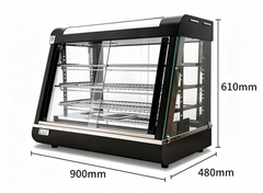 ASQ60-2 Restaurant Commercial Food Display Warmer/ Glass Food Warmer Buffet/Food Warmer for KFC