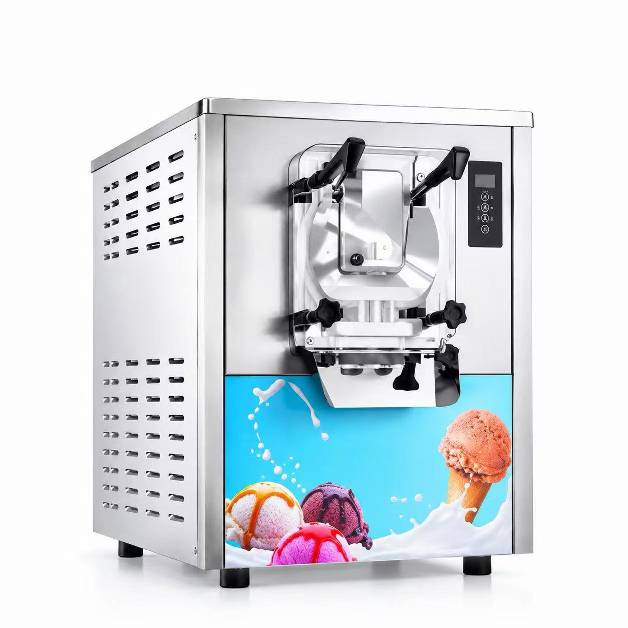 Hot Selling New Kangxin Brand Large Capacity Mini Hard Ice Cream Machine 220V 1.4KW Power 1 Year Warranty Fruit High