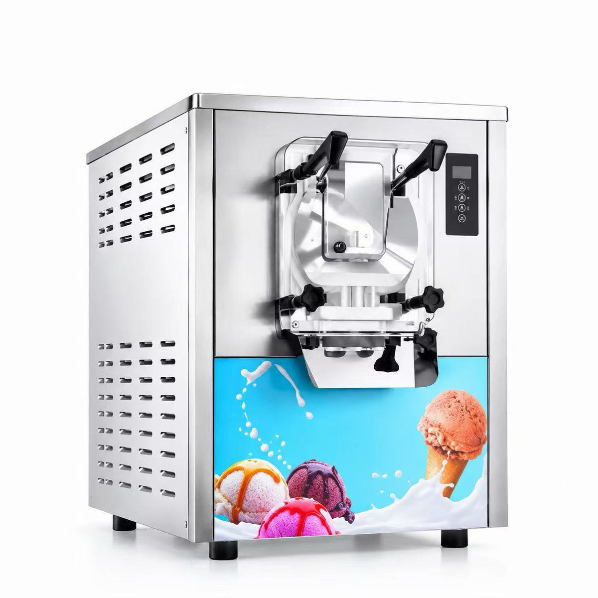 Hot Selling New Kangxin Brand Large Capacity Mini Hard Ice Cream Machine 220V 1.4KW Power 1 Year Warranty Fruit High