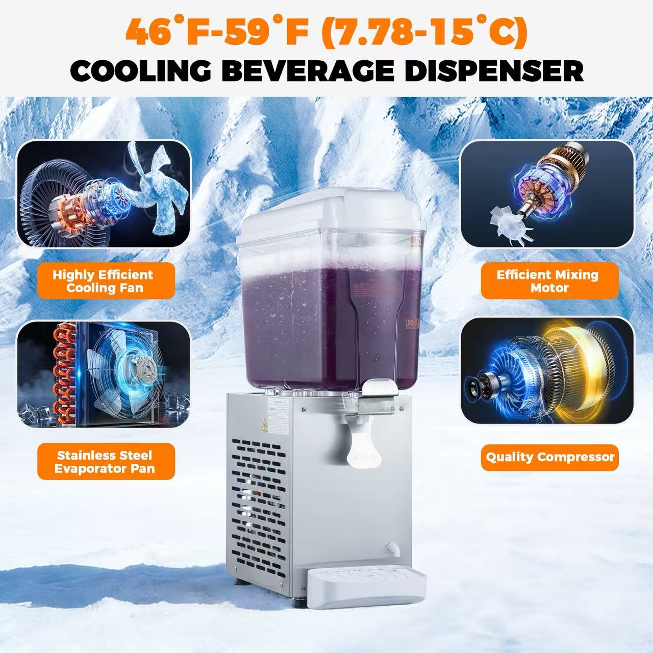 KK18JR-1 Spraying/Hotdrink Juice Dispenser