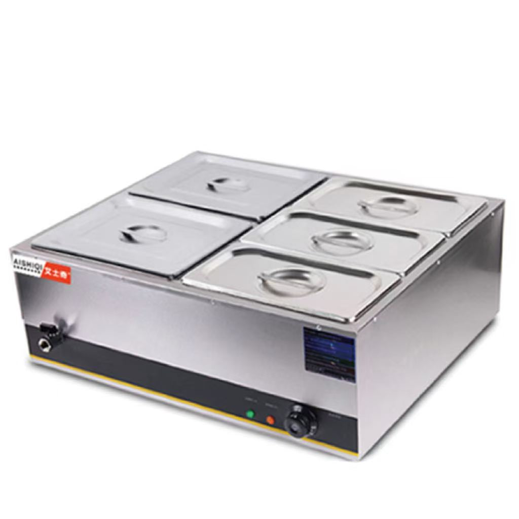 Kitchen Equipment Stainless Steel 5 Tanks Electric Bain Marie/Food Warmer Bain Marie