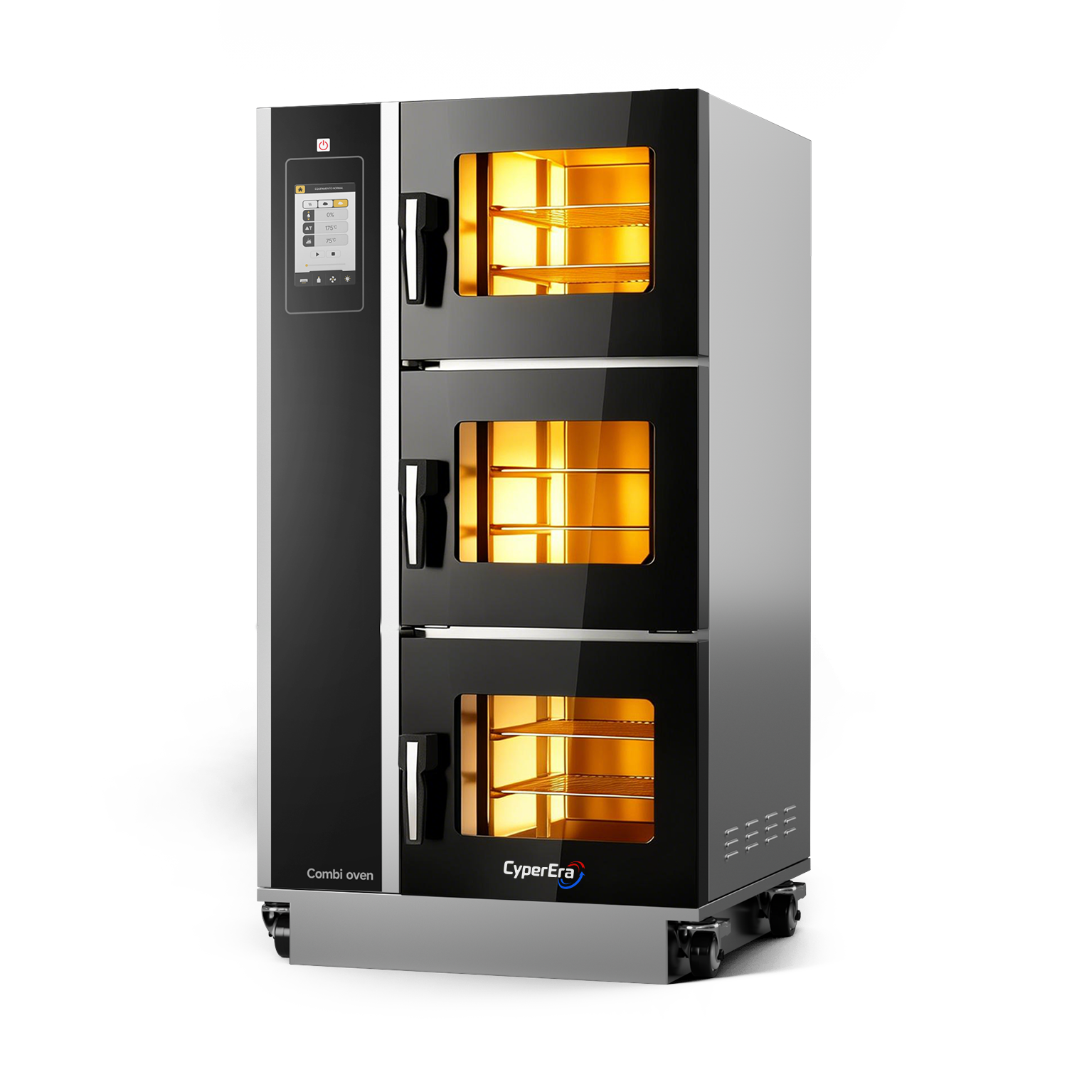 Multi Chamber combi oven 9 trays Stacked