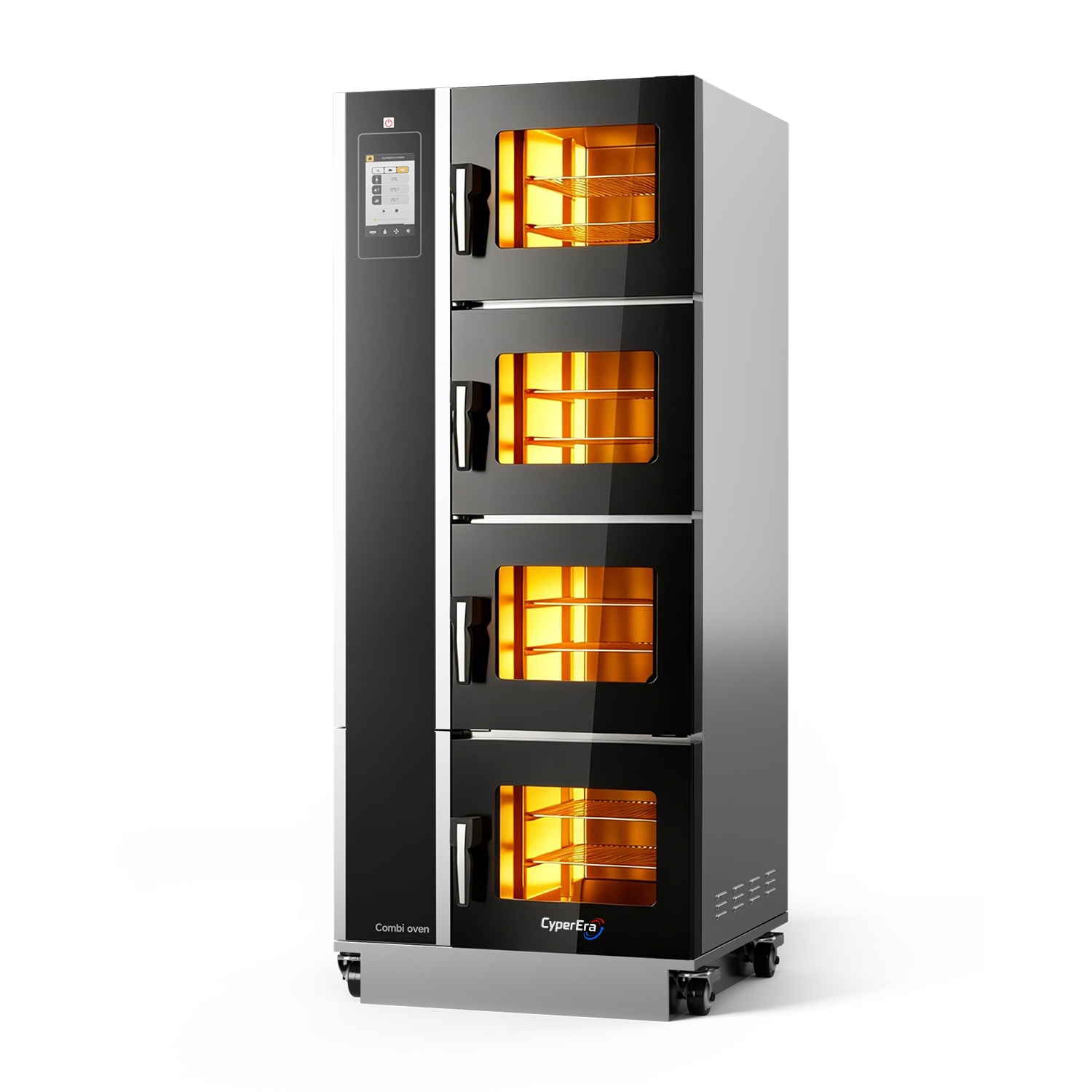 Multi Chamber combi oven 12 trays Stacked