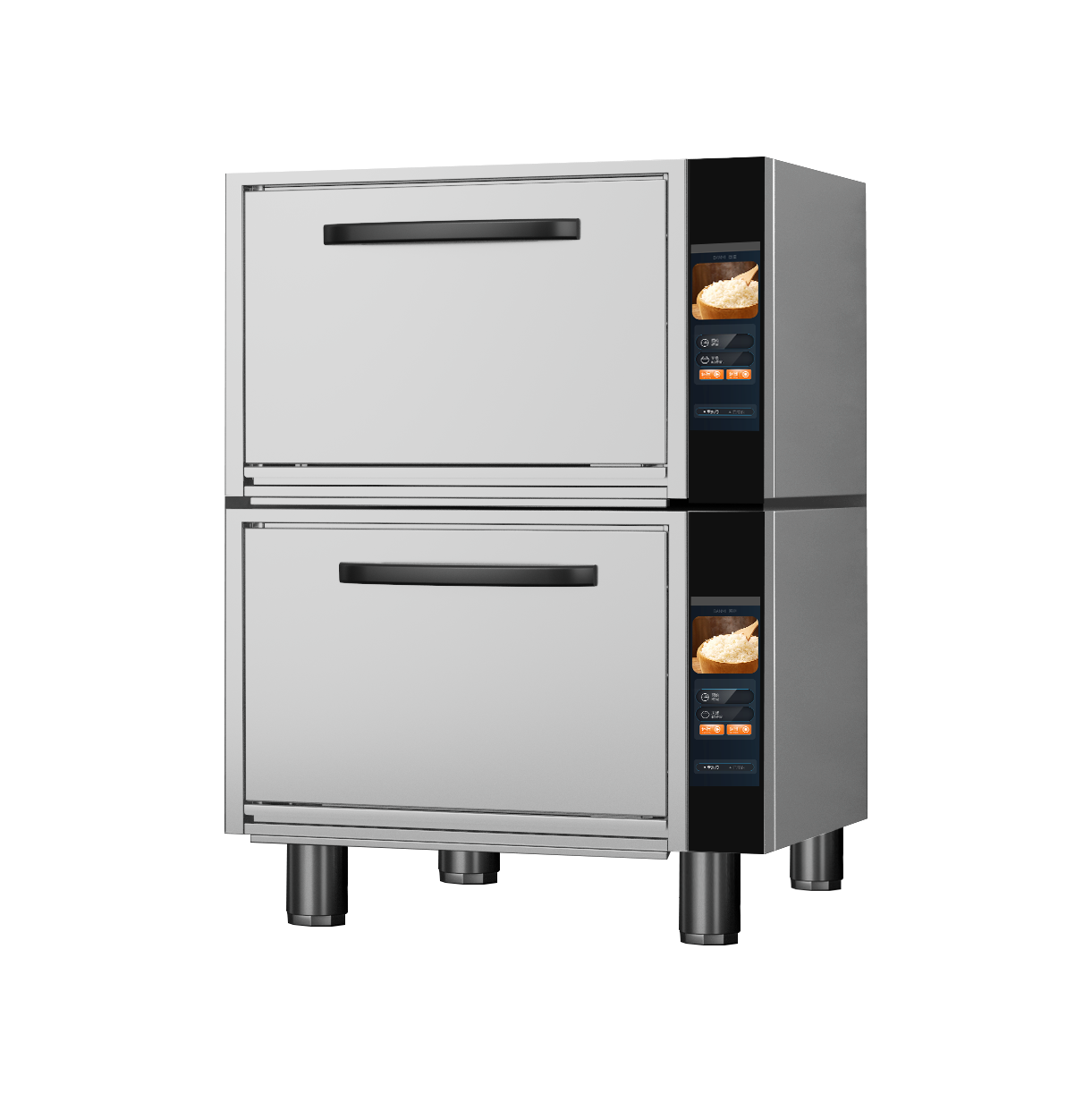 Commercial Smart Rice Cooker | Single-Layer Baking & Steaming Oven | 304 Stainless Steel, 6kW, 2.5-5KG Capacity