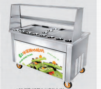 Large-capacity double-head muti-pot shaved ice machine