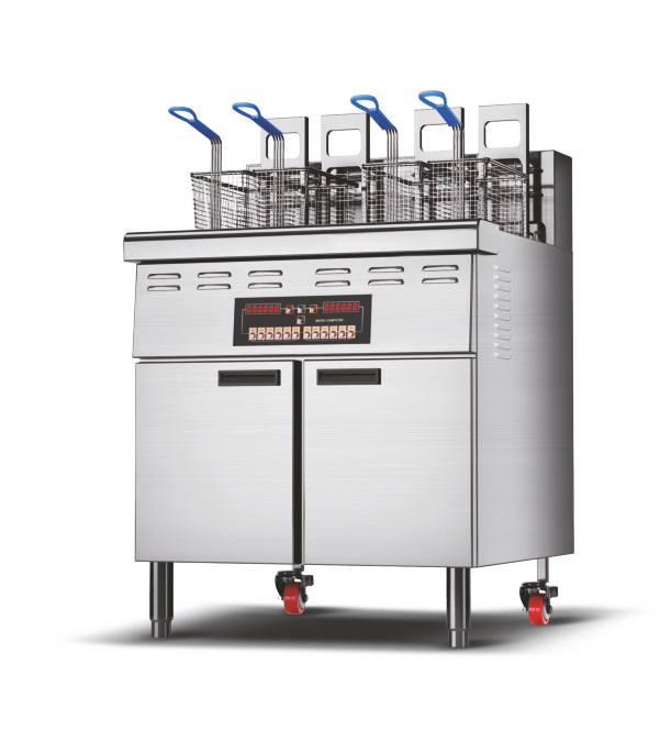 Auto Lift-Large Single Tank-Programmable Open Fryer