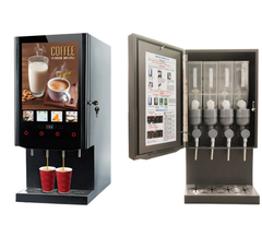 40S Commercial 4-Drink Instant Coffee Vending Machine with Smart Touch Panel