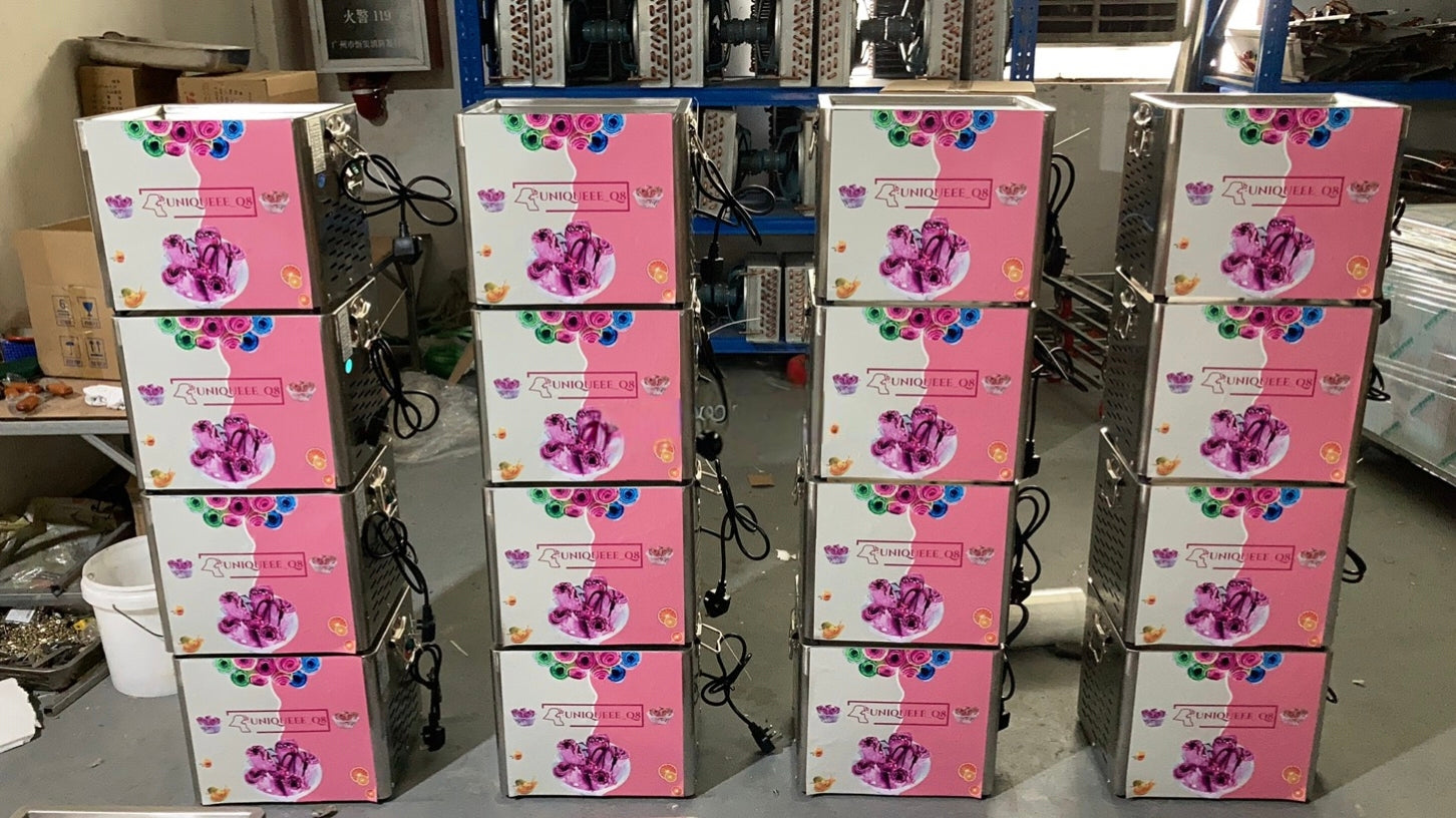Commercial Top Quality Mini Fried Ice Cream Roll Machine Ice Roll Machine