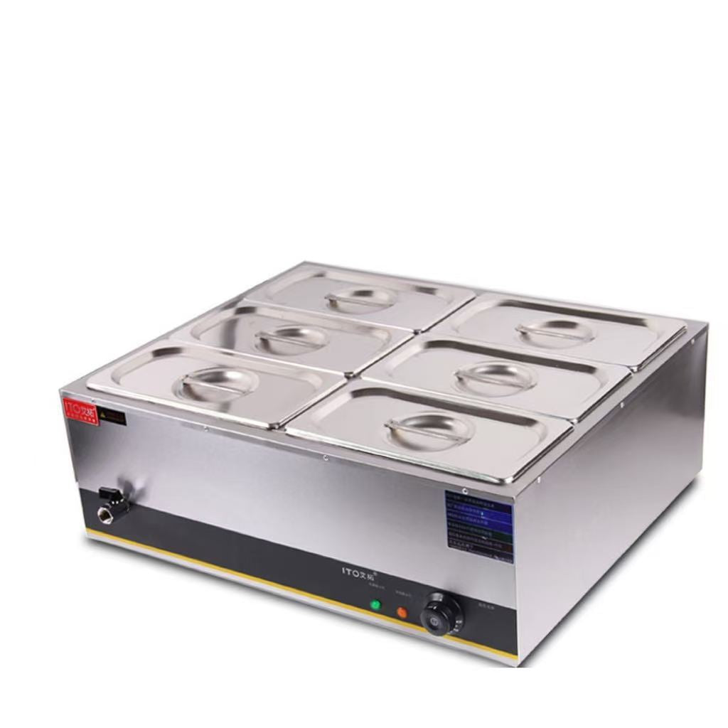 Kitchen Equipment Stainless Steel 5 Tanks Electric Bain Marie/Food Warmer Bain Marie