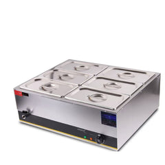 Kitchen Equipment Stainless Steel 5 Tanks Electric Bain Marie/Food Warmer Bain Marie