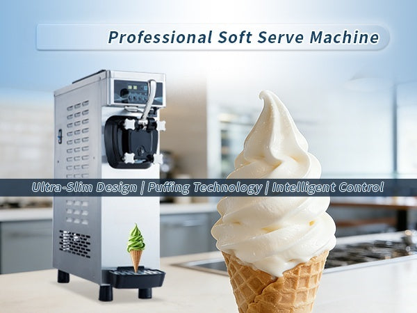 Hot Selling 8116F Commercial Soft Serve Ice Cream Machine Automatic Soft Ice Cream Cone Maker
