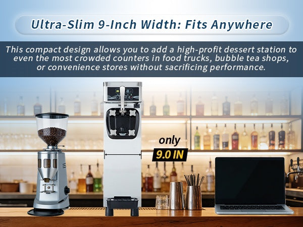 Hot Selling 8116F Commercial Soft Serve Ice Cream Machine Automatic Soft Ice Cream Cone Maker