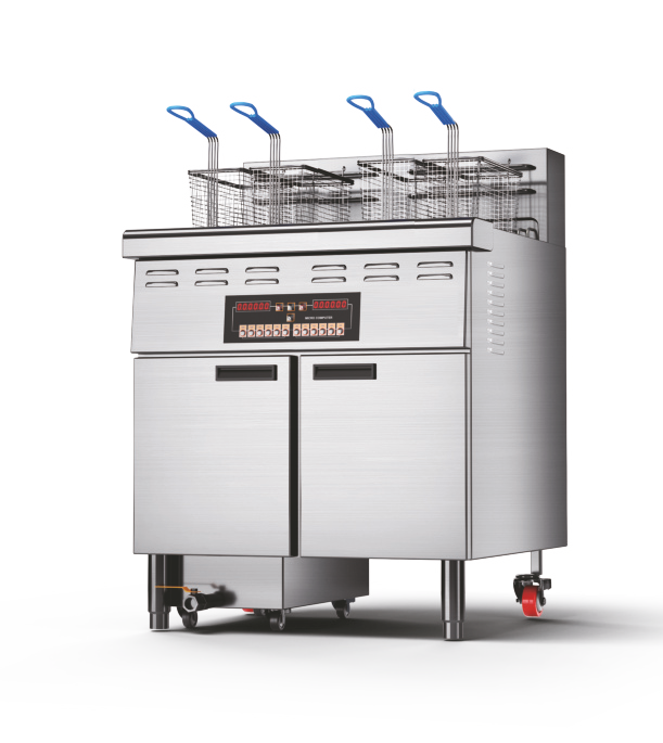 Oil Filtration-Large Single Tank-Programmable Open Fryer