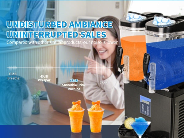 Factory Direct Hotsale KKX15 Commercial Slush Machine Frozen Drink Slushy Maker