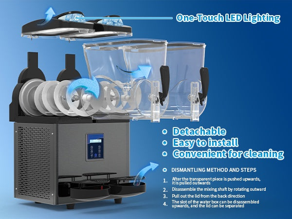 Factory Direct Hotsale KKX15 Commercial Slush Machine Frozen Drink Slushy Maker