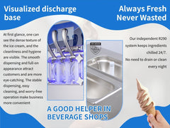 Hot Selling Commercial Soft Ice Cream Machine 8230T ,Factory Direct Supply for Restaurant Cafe