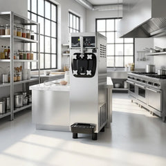 Hot Selling 8116F Commercial Soft Serve Ice Cream Machine Automatic Soft Ice Cream Cone Maker