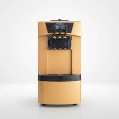 ITO‑9228 Commercial 3 Flavors Soft Serve Ice Cream Machine 22‑30L/H Floor Standing Stainless Steel Ice Cream Maker With Cone Holder For Cafe Dessert Shop