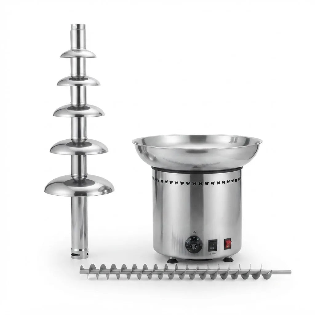 6Tiers Stainless Steel Chocolate Fondue Fountain Sales