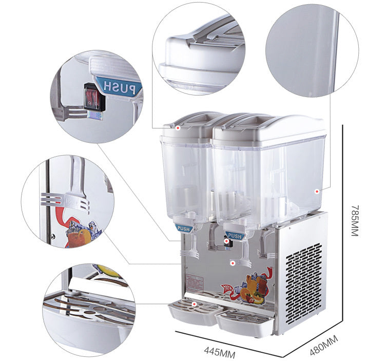 RB-234A  2 Tank Electric Refrigerated Beverage Dispenser