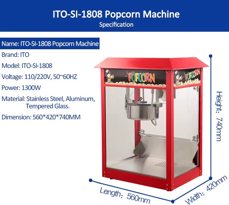 Popcorn Machine Commercial Use for Movie Theater