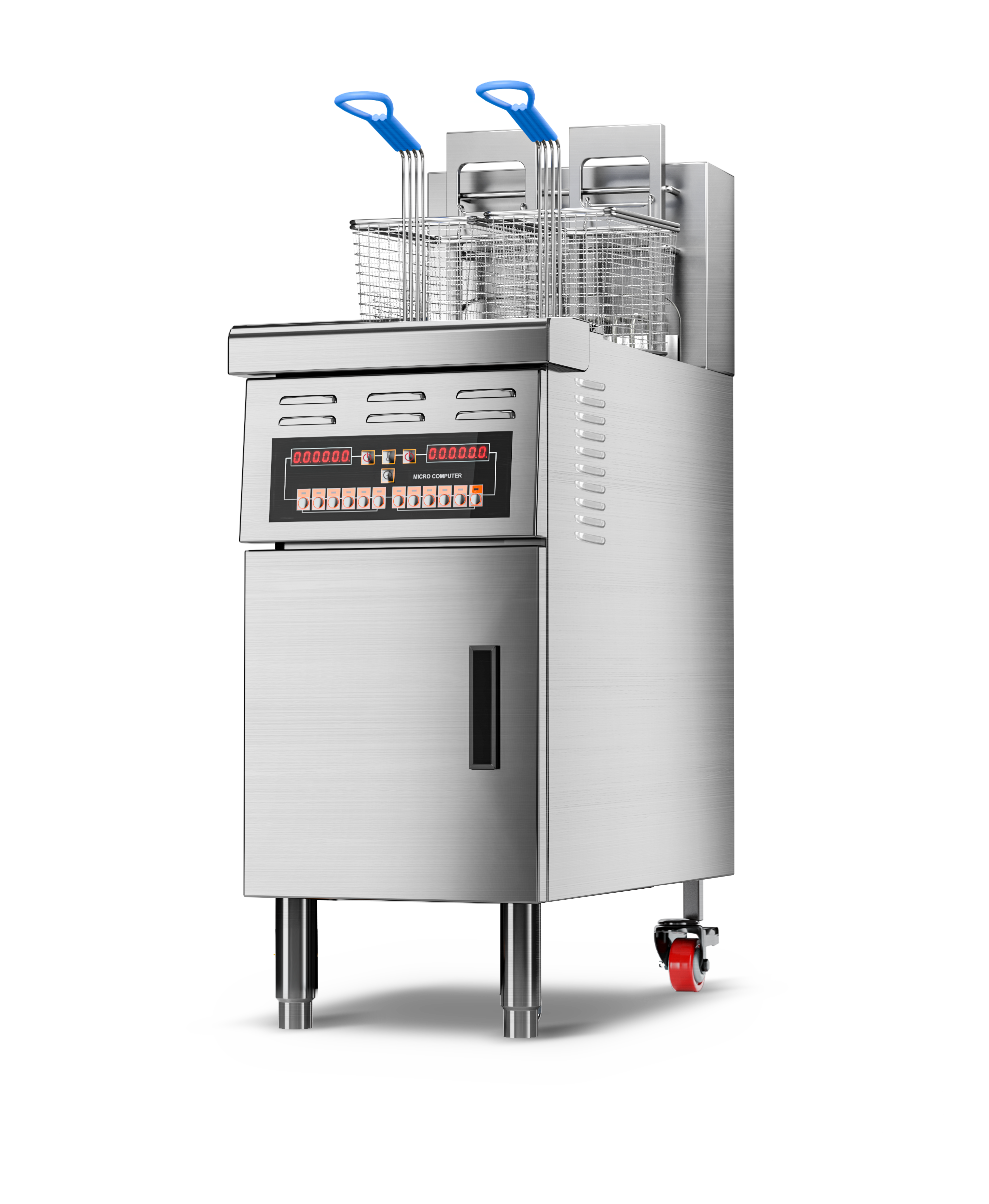 Oil Filtration-Large Single Tank-Programmable Open Fryer