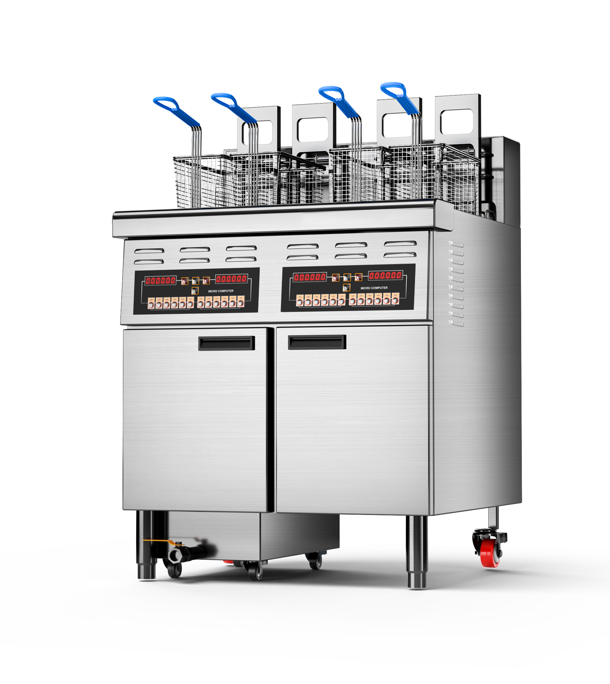 Oil Filtration-Double Tank-Programmable Open Fryer