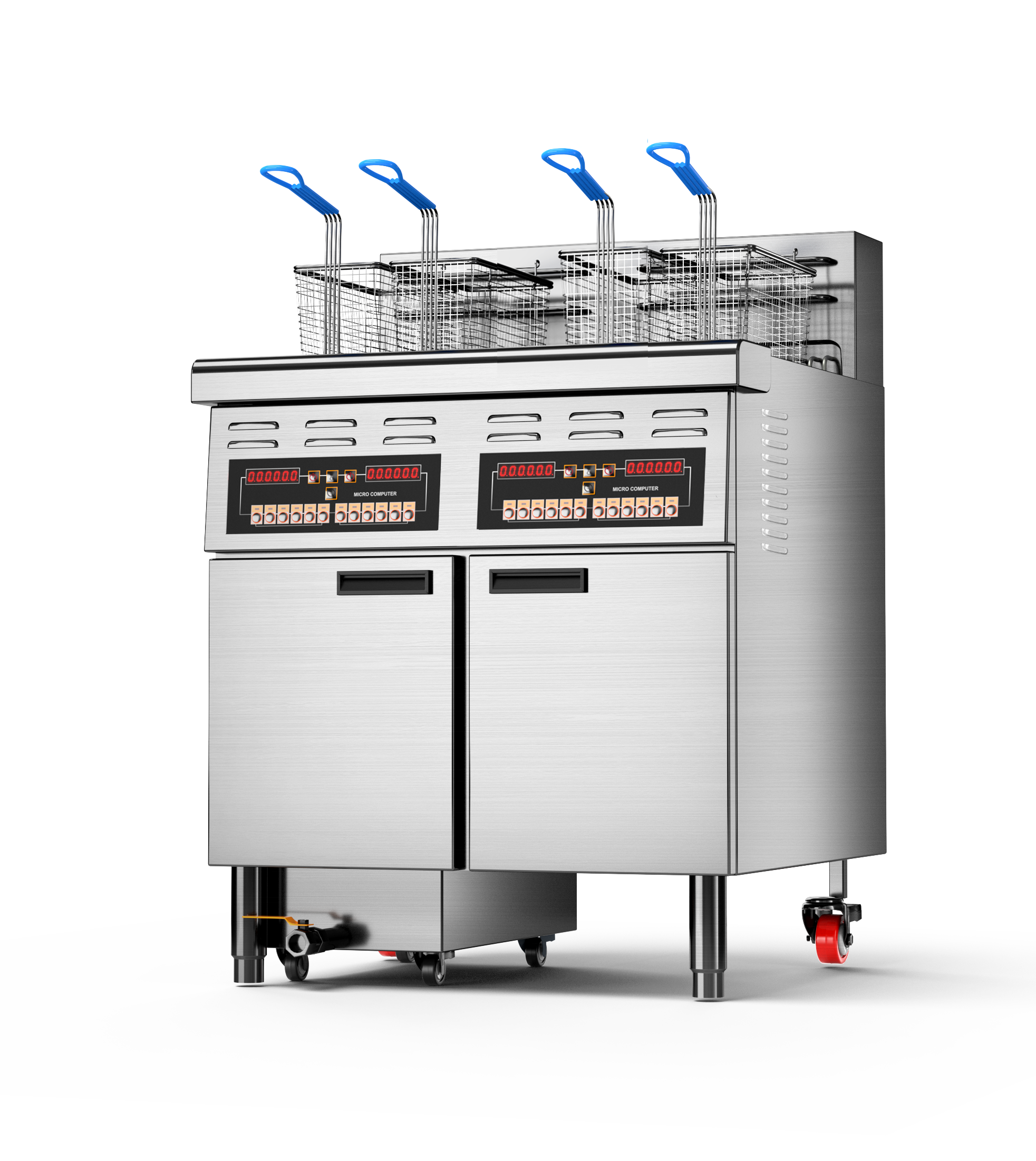 Oil Filtration-Double Tank-Programmable Open Fryer