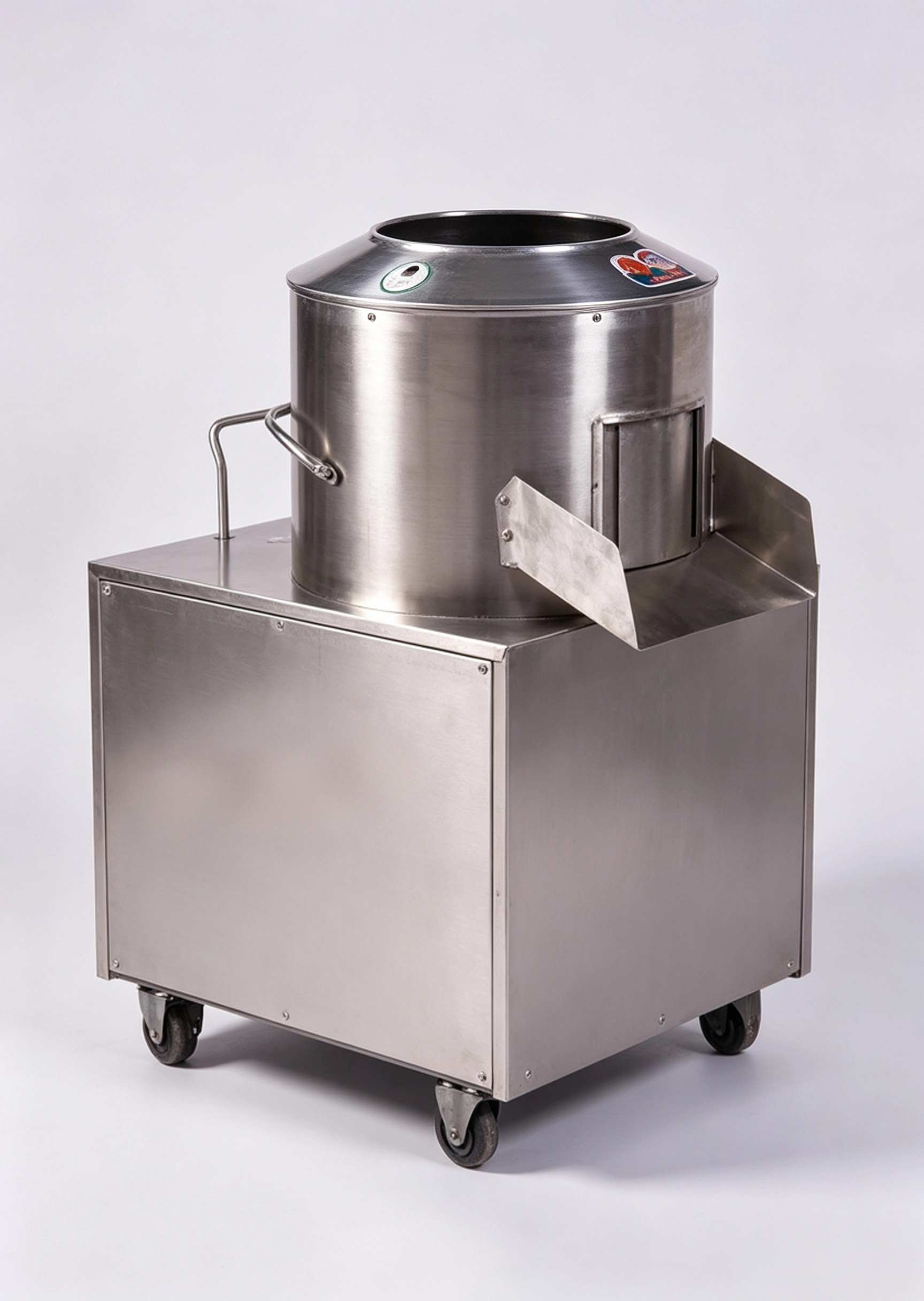 CyperEra TP350 15kg Commercial Potato Peeler, 1500W, 201 SS