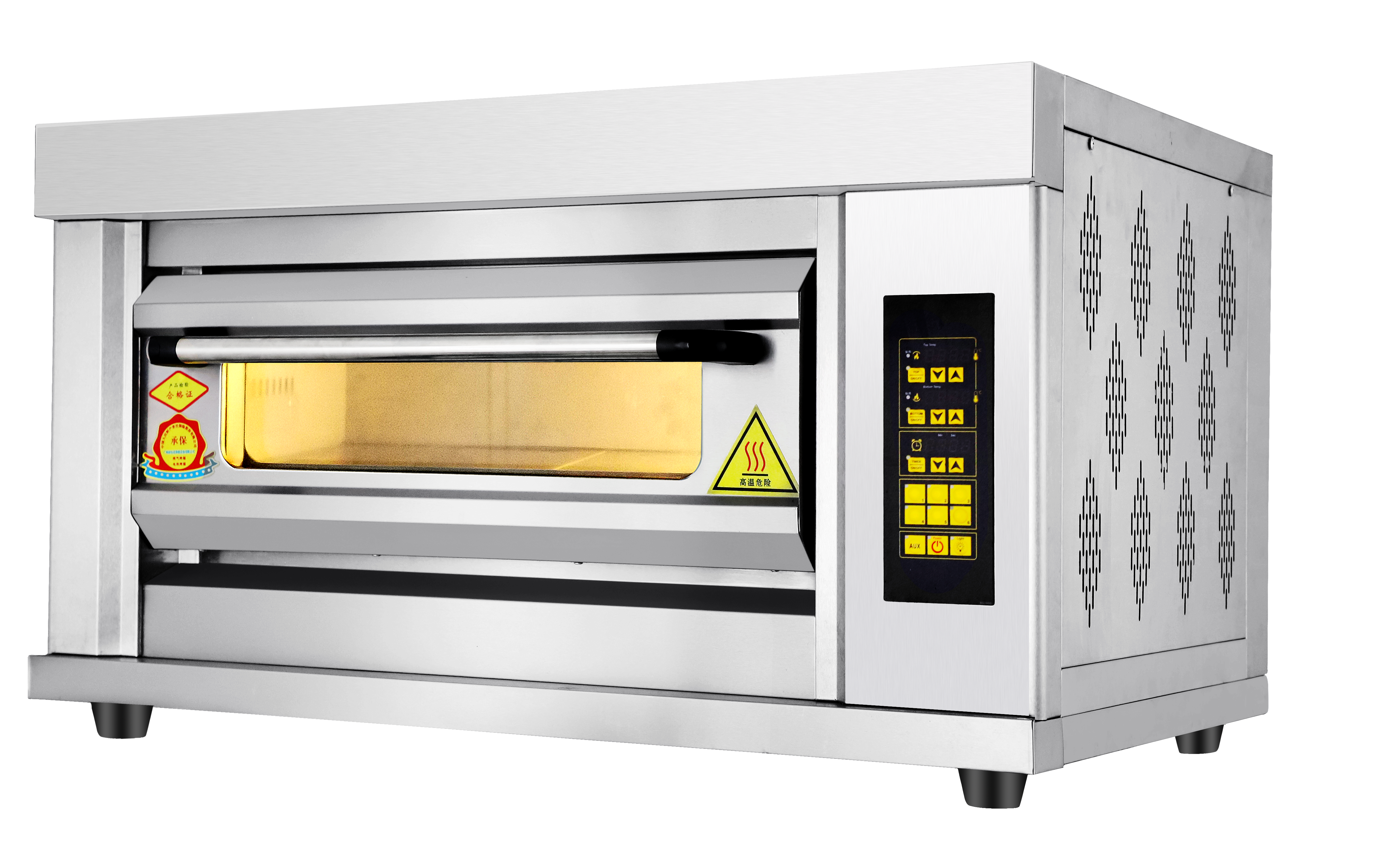 GO12 Commercial Gas Oven | 1 Deck 2 Tray 350℃ Baking Oven For Bakery