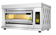 GO12 Commercial Gas Oven | 1 Deck 2 Tray 350℃ Baking Oven For Bakery