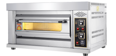 GO12 Commercial Gas Oven | 1 Deck 2 Tray 350℃ Baking Oven For Bakery