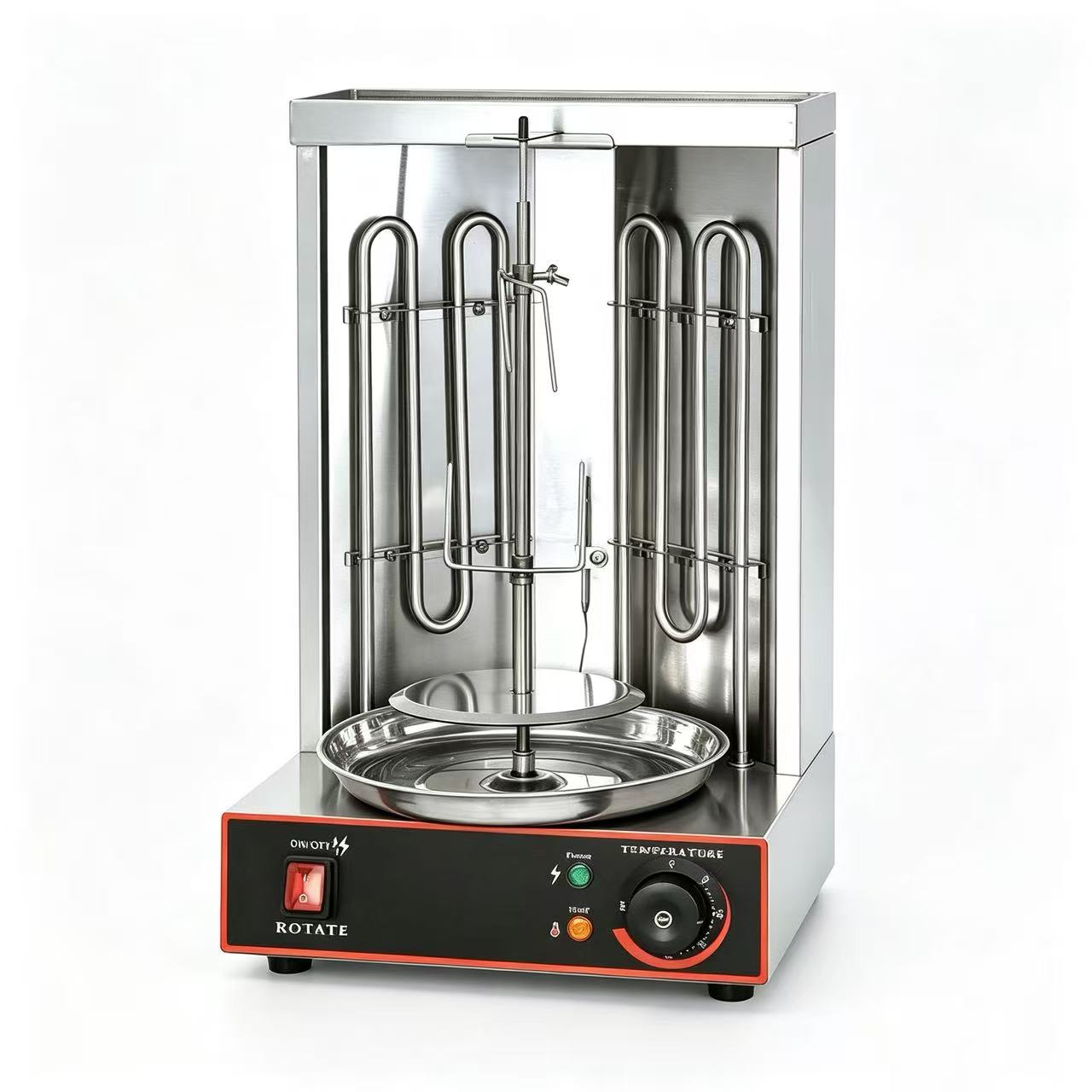 CyperEra CG‑25A Electric Vertical Shawarma Grill, Tabletop Doner Kebab Machine