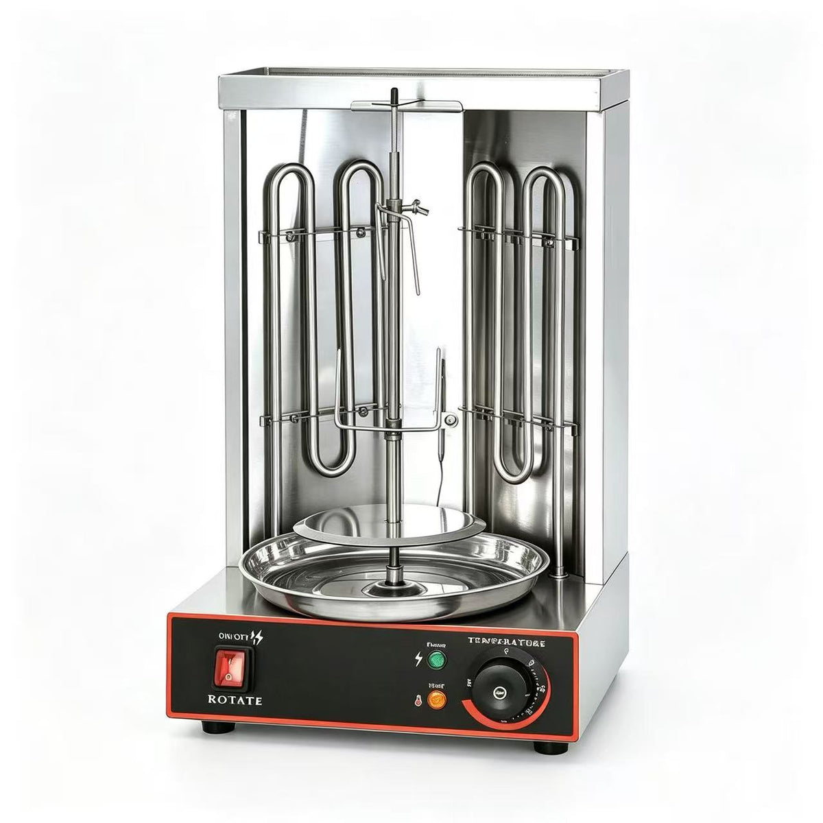 CyperEra CG‑25A Electric Vertical Shawarma Grill, Tabletop Doner Kebab Machine