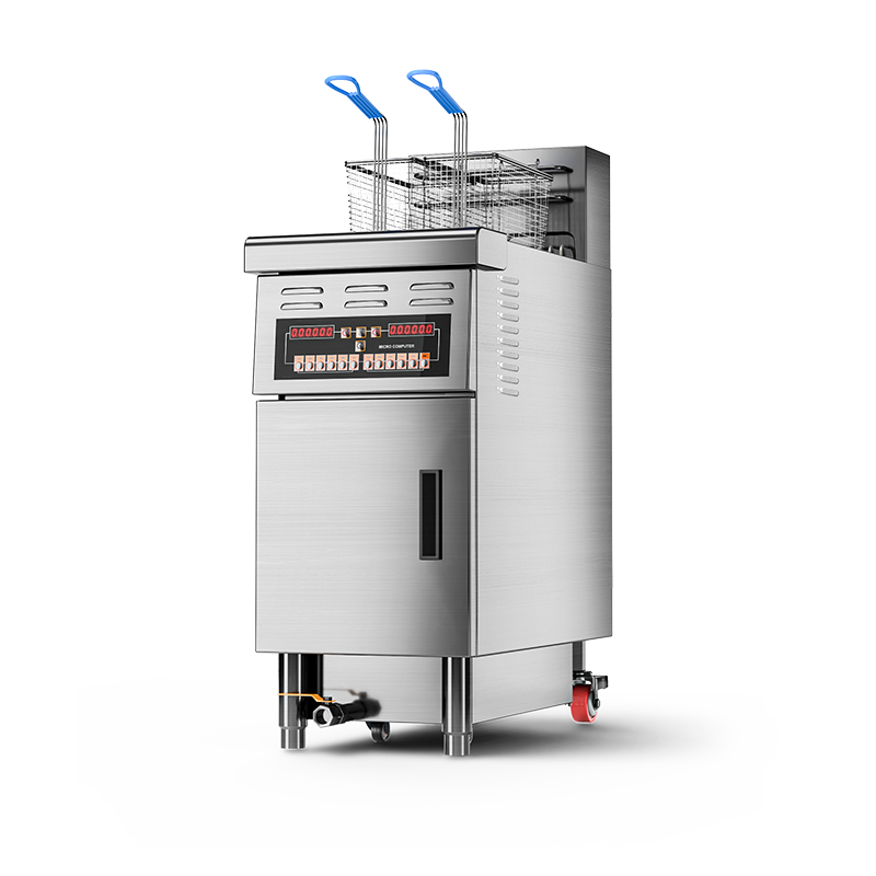Oil Filtration-Single Tank-Programmable Open Fryer