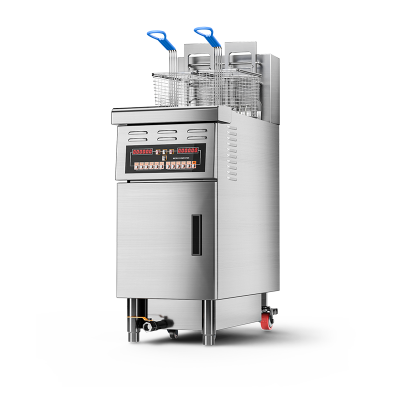 Oil Filtration-Single Tank-Programmable Open Fryer