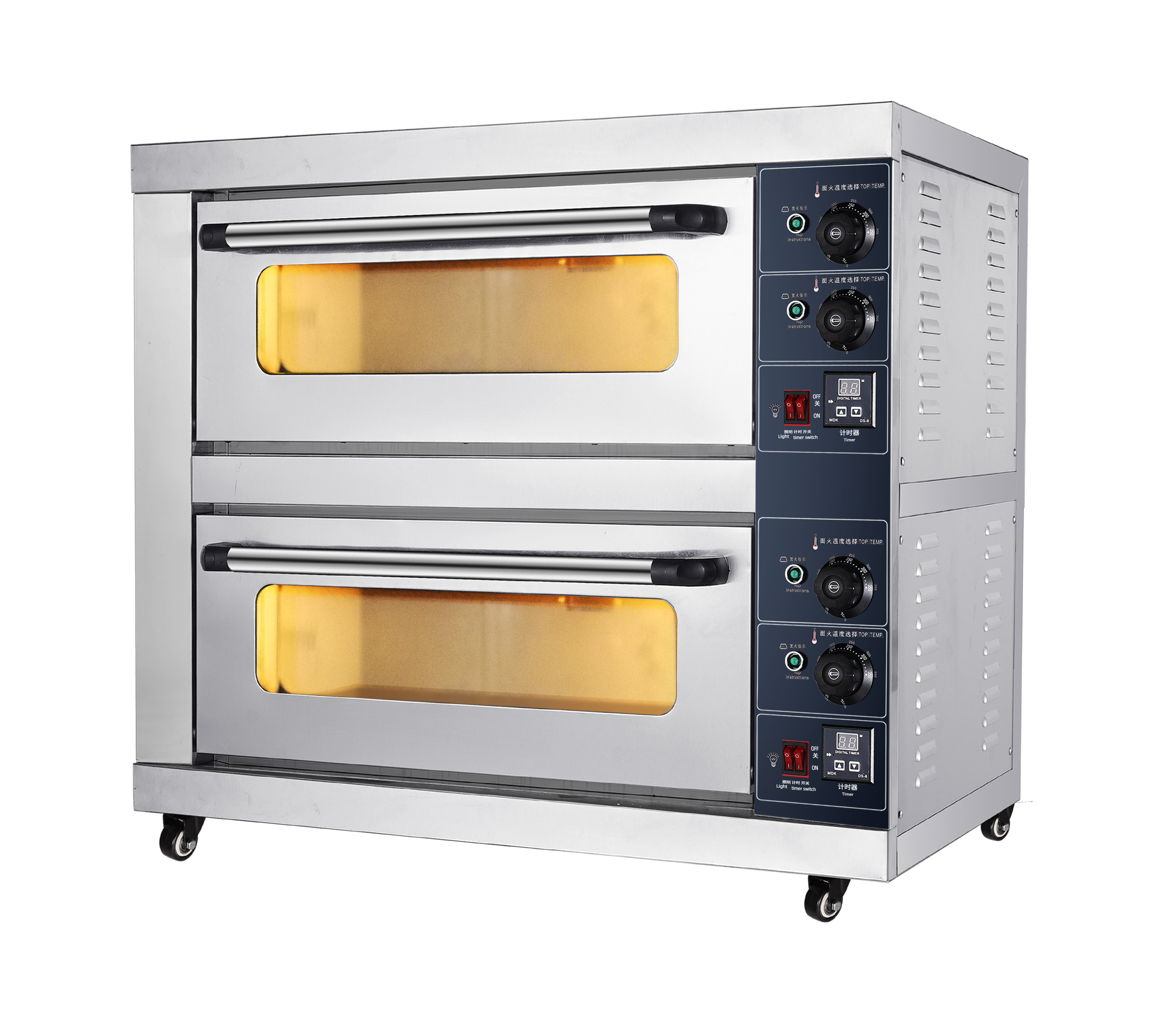 EO22 Commercial Electric Oven | 2 Deck 2 Tray 400℃ Baking Oven For Bakery