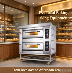 GO24 Commercial Gas Oven | 2 Deck 4 Tray 350℃ Baking Oven For Bakery