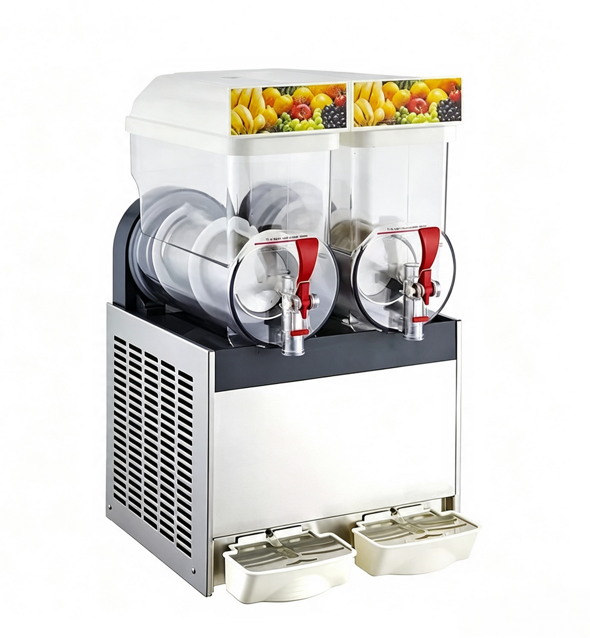 CyperEra S152 30L Double Bowl Commercial Slush Machine, 400W