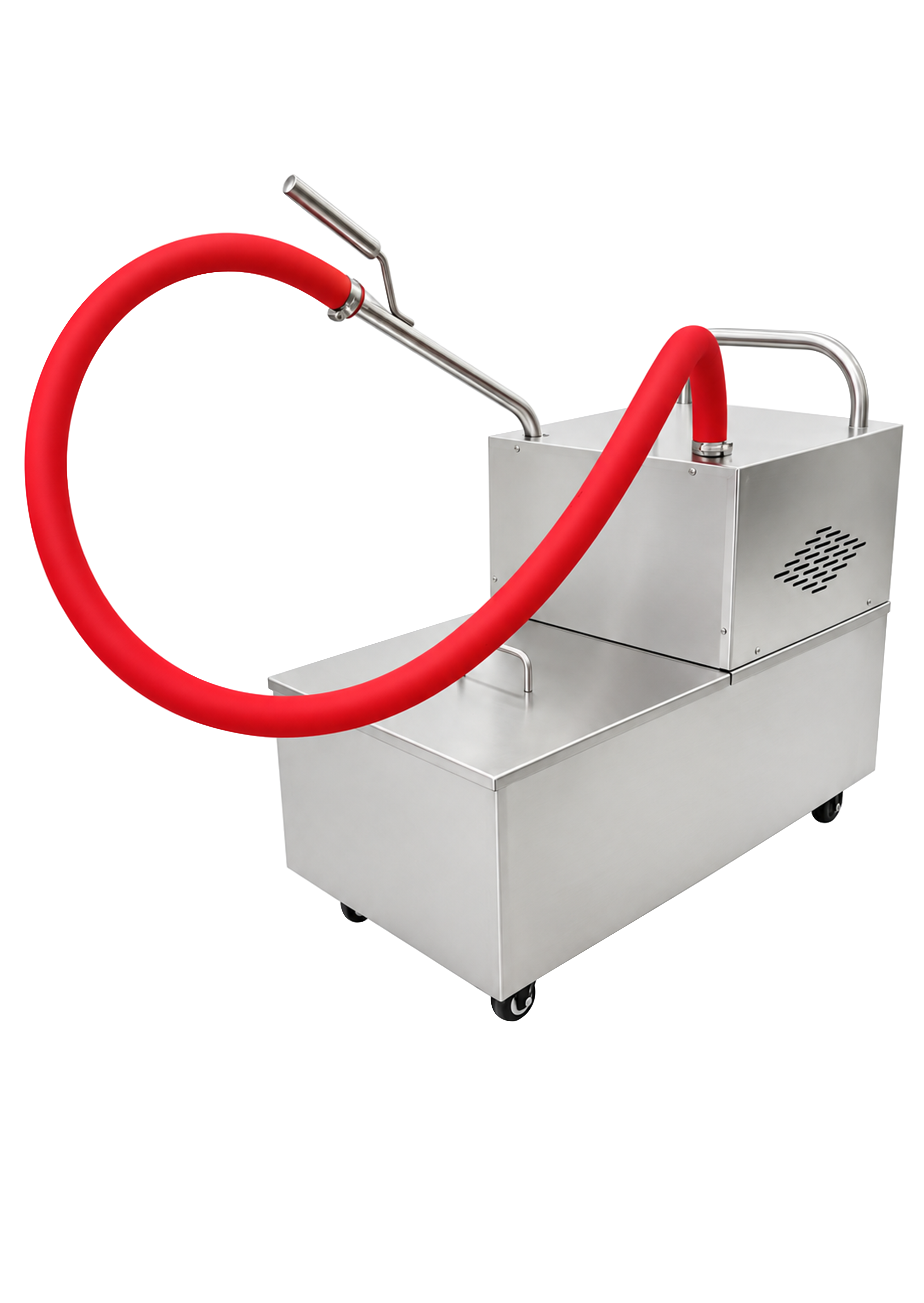 CyperEra L-3301 33L Low-Profile Oil Filter Cart, 220V 250W