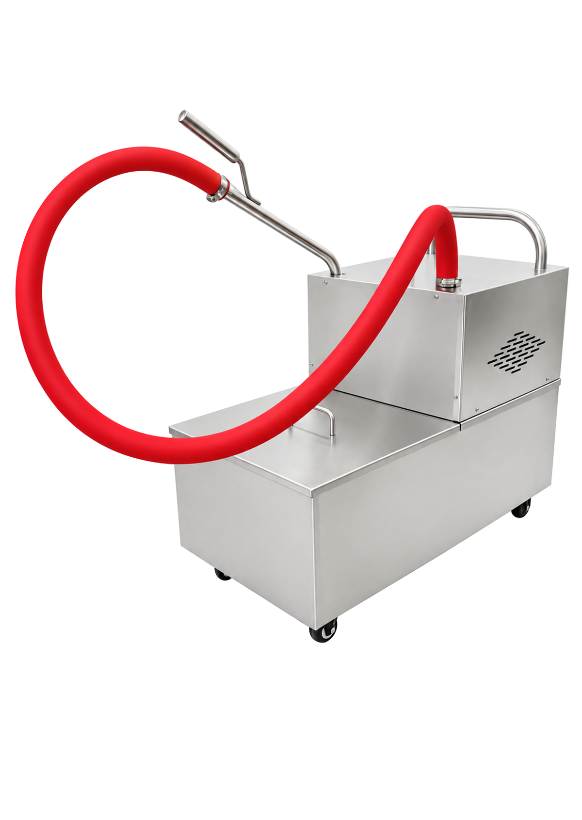 CyperEra L-3301 33L Low-Profile Oil Filter Cart, 220V 250W