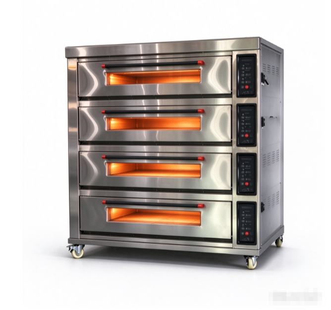 EO48 Commercial electric Oven | 4 Deck 8 Tray 400℃ Baking Oven For Bakery