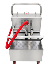 CyperEra L-303 40L Removable Oil Filter Cart, 220V Stainless