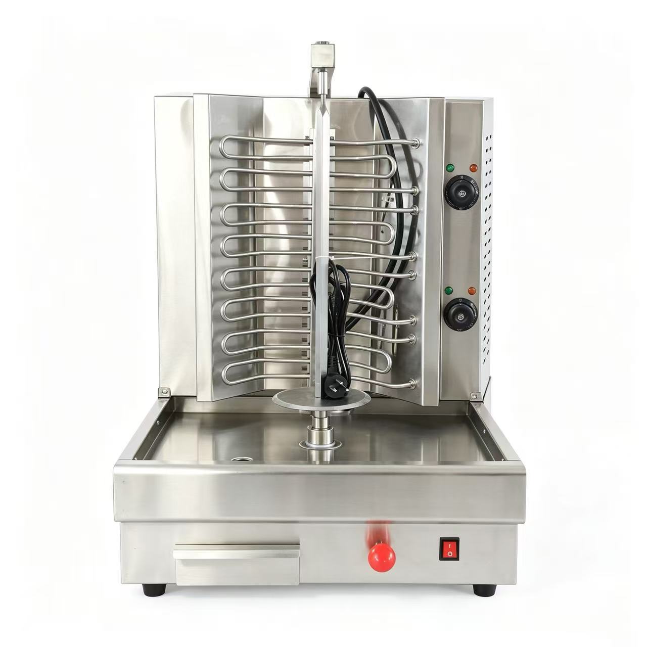 CyperEra CG‑983 5.4KW Electric Vertical Shawarma Grill, Commercial Doner Kebab Machine with Dual Heating Zones