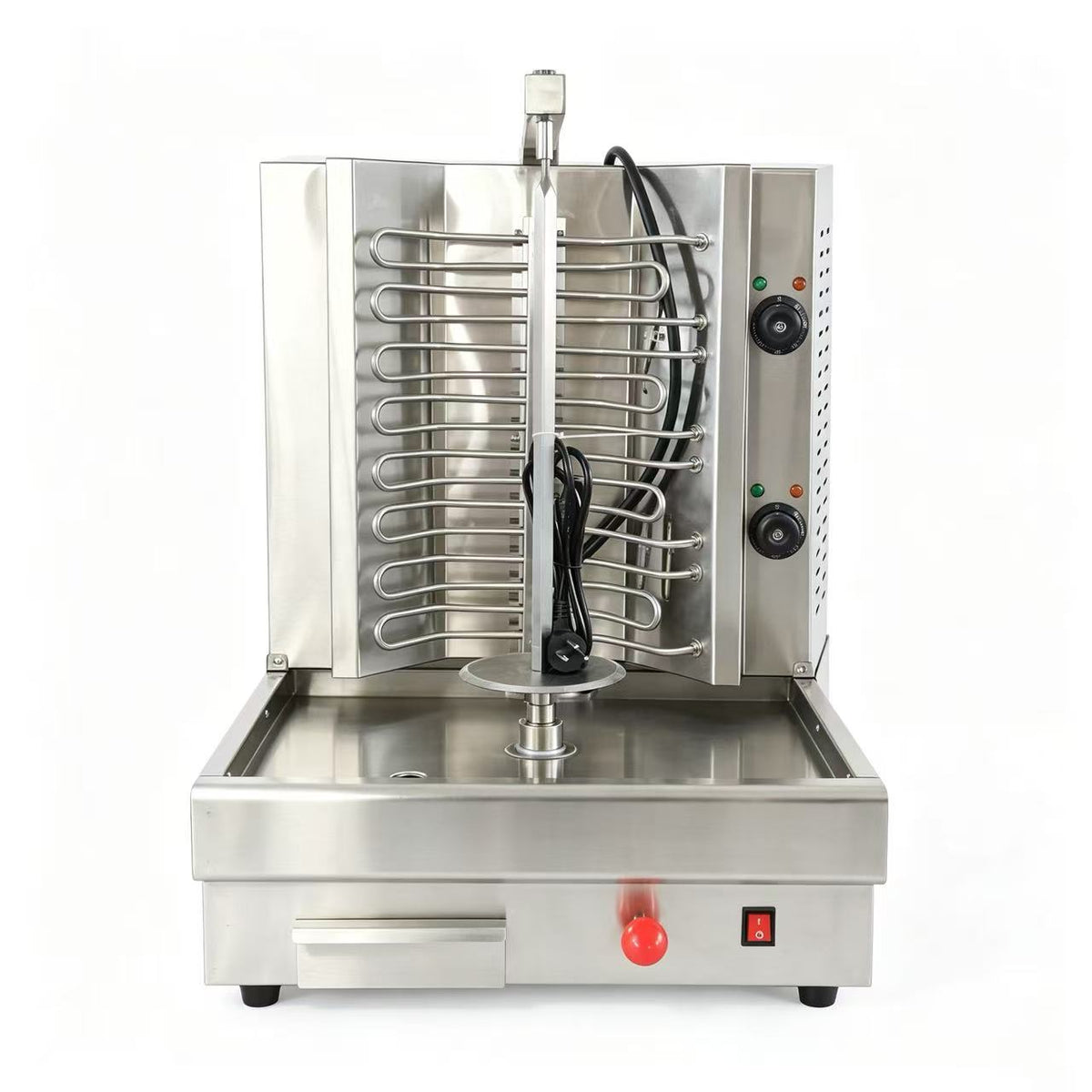 CyperEra CG‑983 5.4KW Electric Vertical Shawarma Grill, Commercial Doner Kebab Machine with Dual Heating Zones