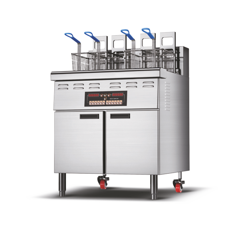 Oil Filtration-Single Tank-Programmable Open Fryer