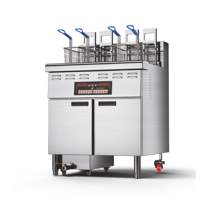 Oil Filtration-Single Tank-Programmable Open Fryer