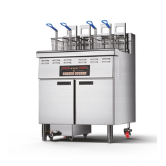 Auto Lift & Oil Filtration-Large Single Tank-Programmable Open Fryer
