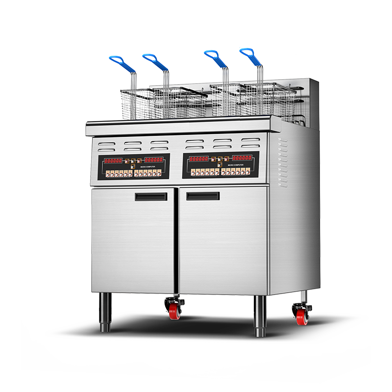 Oil Filtration-Single Tank-Programmable Open Fryer