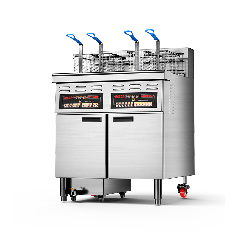 Oil Filtration-Single Tank-Programmable Open Fryer
